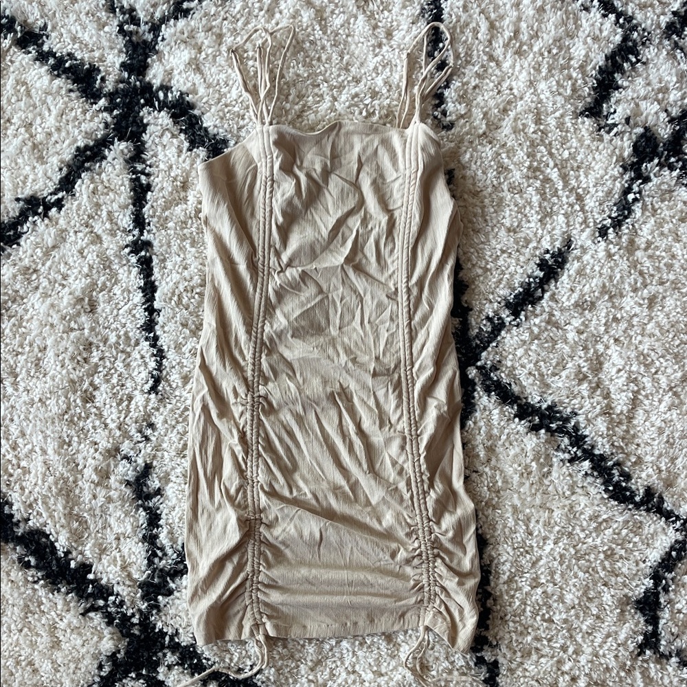 Wild Fable Beige Strappy Dress women’s large